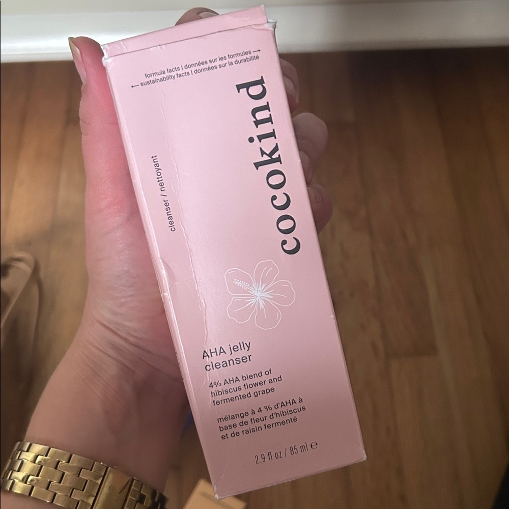Cocokind Pink AHA Jelly Cleanser